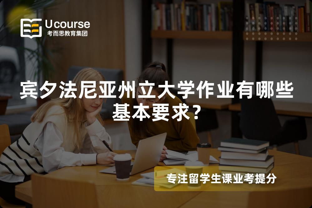 宾夕法尼亚州立大学作业有哪些基本要求？