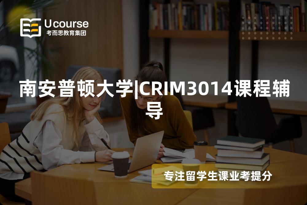 南安普顿大学|CRIM3014课程辅导