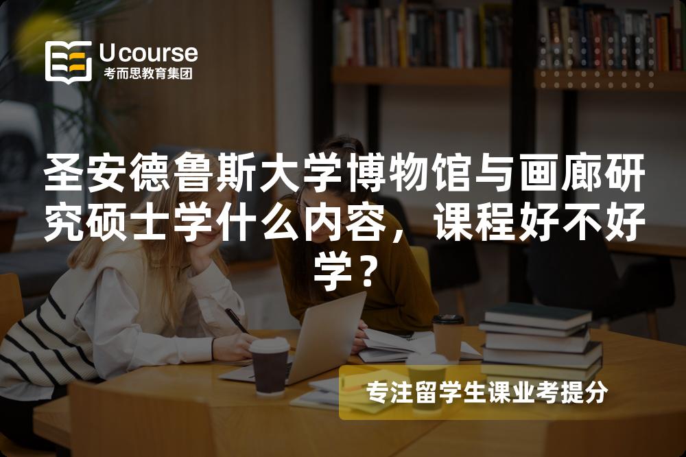 圣安德鲁斯大学博物馆与画廊研究硕士学什么内容，课程好不好学？