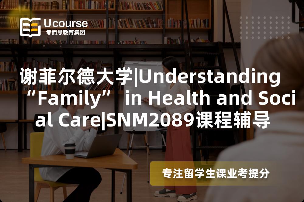 谢菲尔德大学|Understanding “Family” in Health and Social Care|SNM2089课程辅导