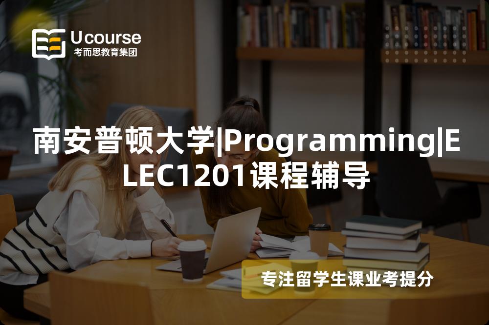 南安普顿大学|Programming|ELEC1201课程辅导