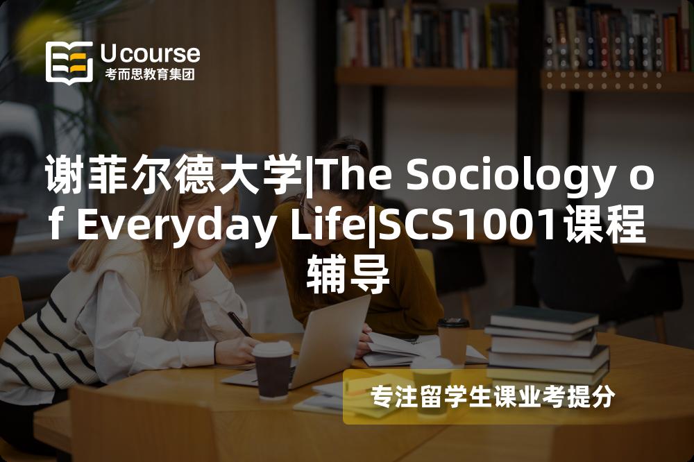谢菲尔德大学|The Sociology of Everyday Life|SCS1001课程辅导