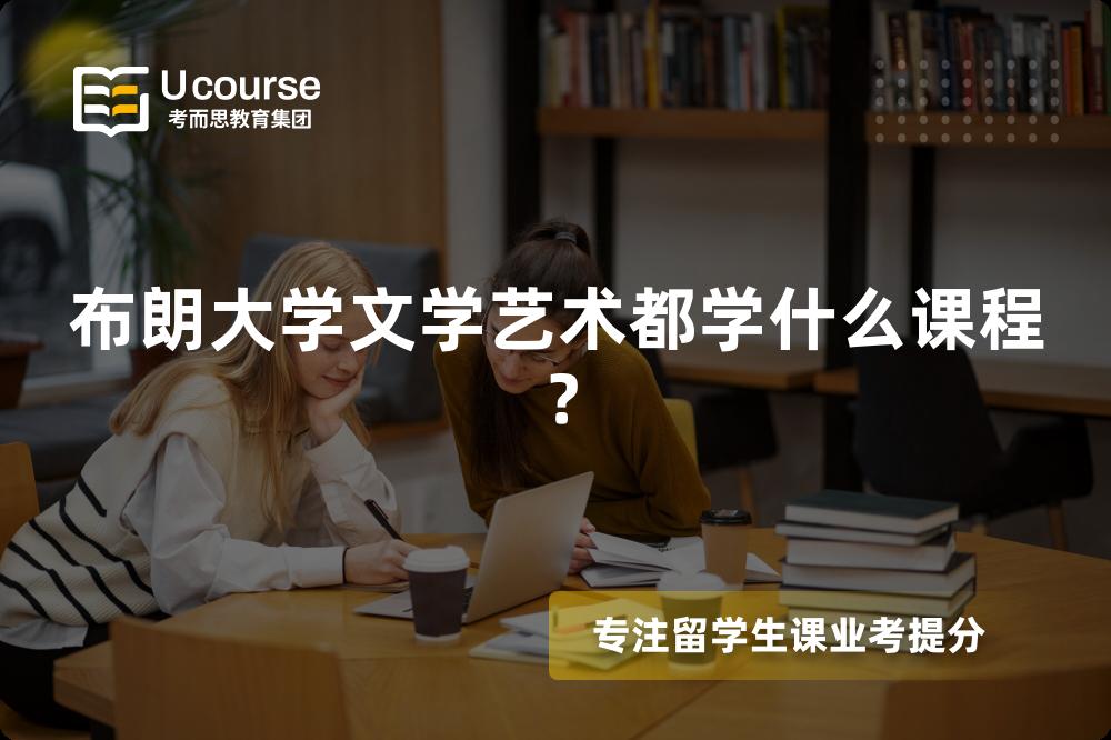 布朗大学文学艺术都学什么课程？