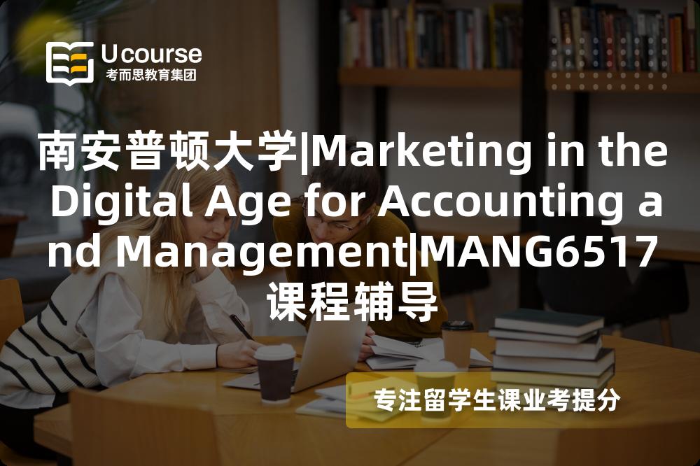 南安普顿大学|Marketing in the Digital Age for Accounting and Management|MANG6517课程辅导