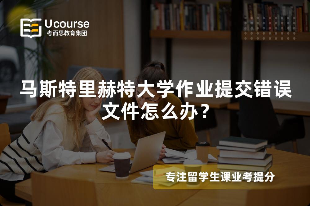 马斯特里赫特大学作业提交错误文件怎么办？