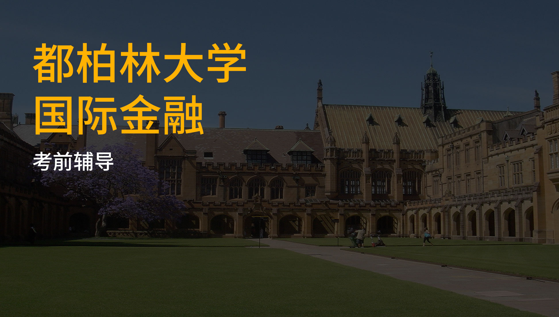 都柏林大学国际金融考前辅导