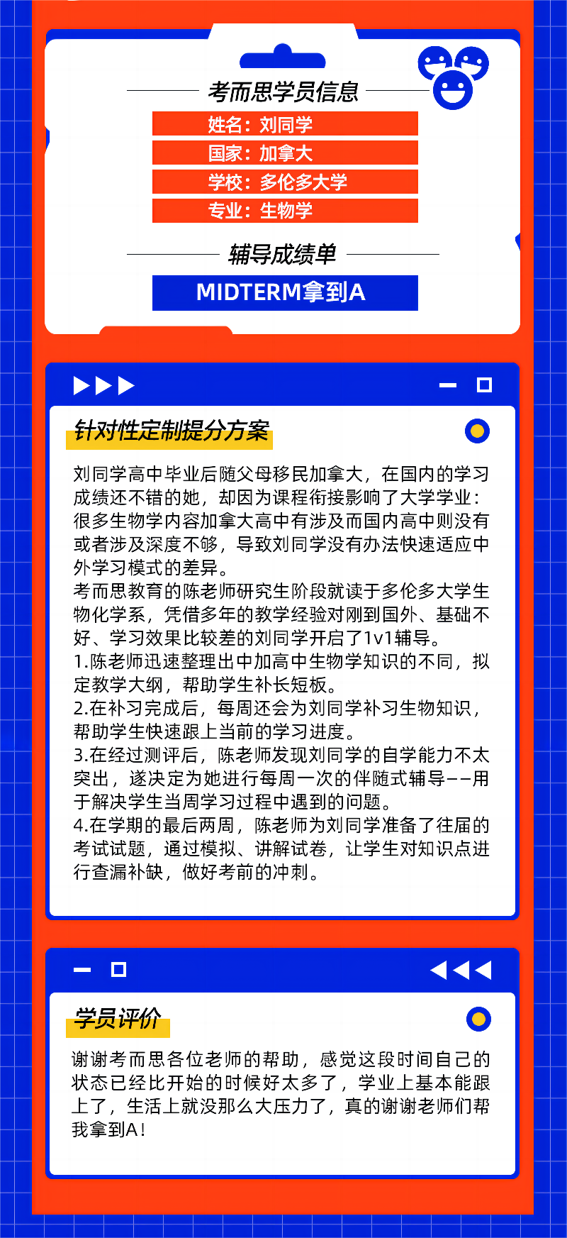 课程成果