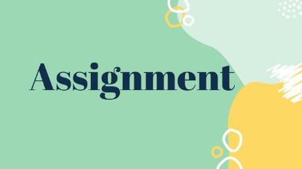 Assignment写作辅导 Assignment写作辅导