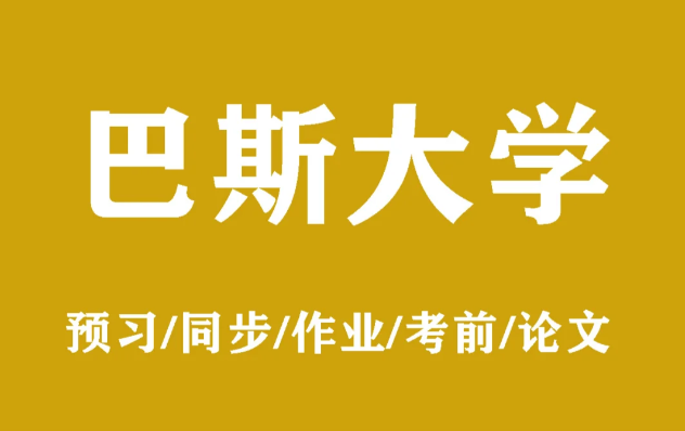 巴斯大学课程辅导