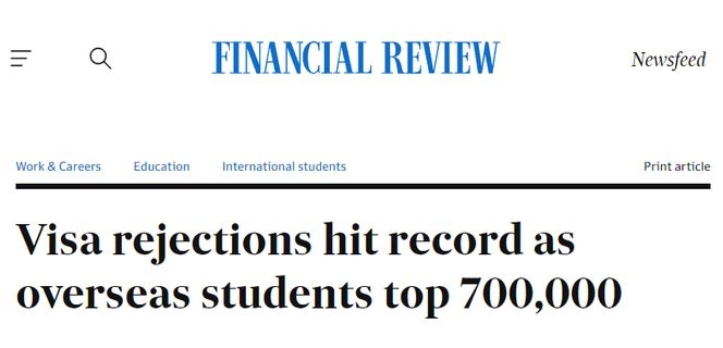 澳洲学生签证通过率仅82%，超5万国际生签证被拒！