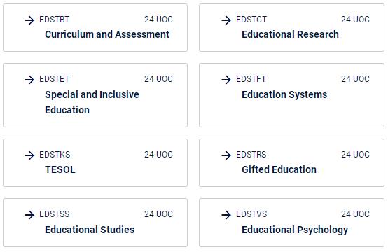UNSW Education硕士课程预习 UNSW Education硕士课程预习