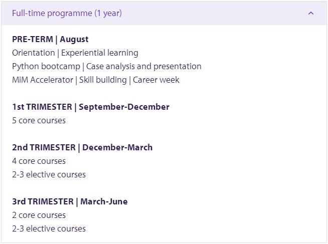 CUHK MiM硕士课程辅导 CUHK MiM硕士课程辅导