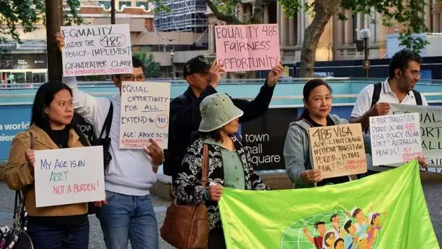 澳洲收紧485签证引抗议 澳洲收紧485签证引抗议