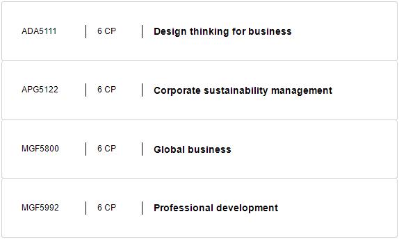 莫纳什大学Master of business选课 莫纳什大学Master of business选课