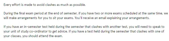 悉尼大学考试 悉尼大学考试