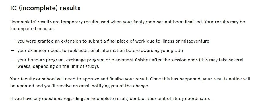 悉尼大学出分 悉尼大学出分