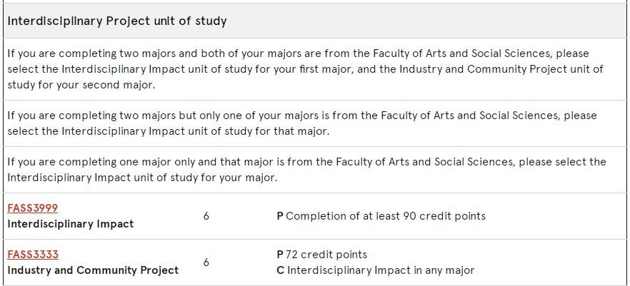 悉尼大学社会学选课 悉尼大学社会学选课