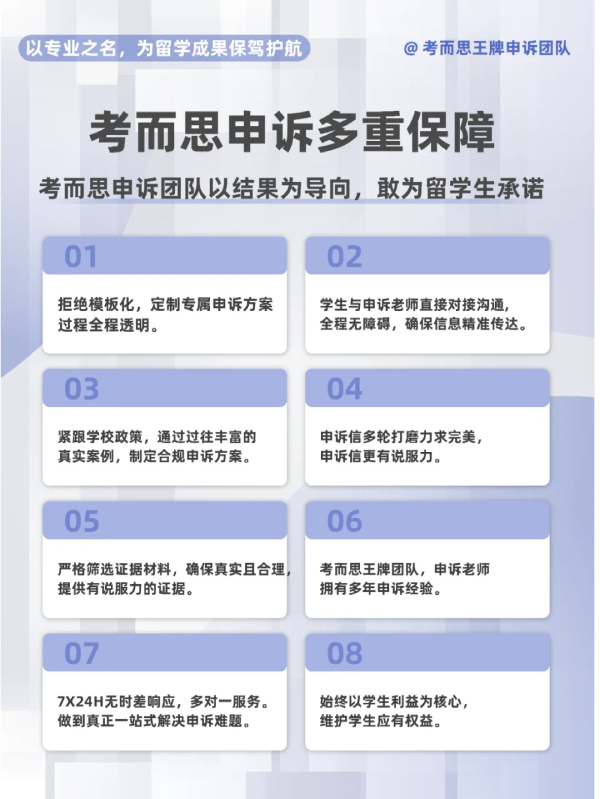 留学生生申诉辅导