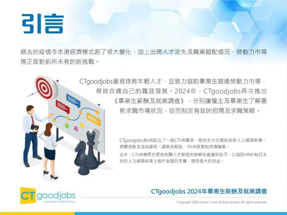 2024年香港毕业生薪酬及就业调查报告