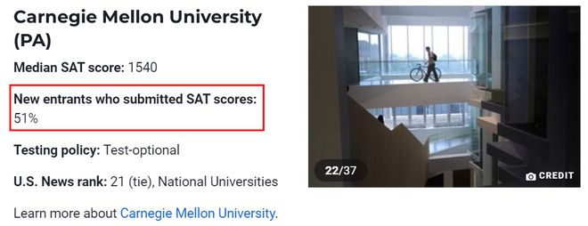 U.S.News公布全美SAT录取均分大学排名 U.S.News公布全美SAT录取均分大学排名