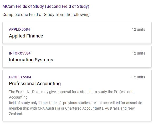 昆士兰大学商科硕士选课须知！