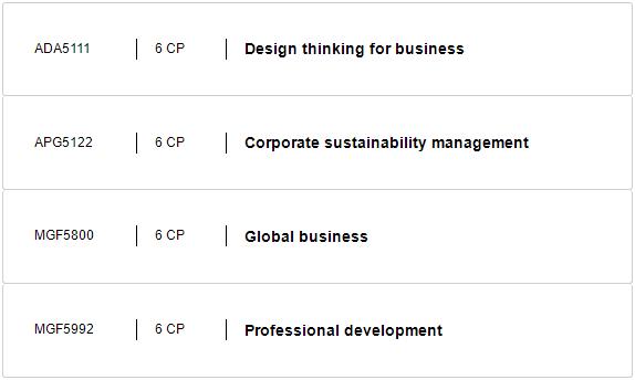莫纳什大学Master of business B6005选课 莫纳什大学Master of business B6005选课