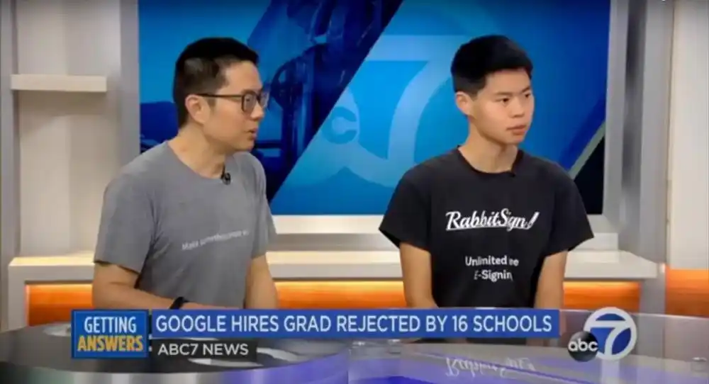 华裔天才少年遭16所名校拒绝,父亲将拒绝的美国大学告上法庭 华裔天才少年遭16所名校拒绝,父亲将拒绝的美国大学告上法庭