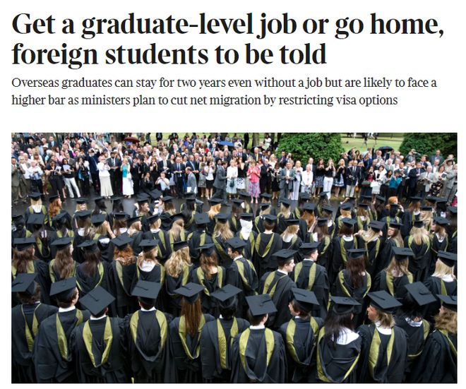 英国毕业生签证或生变，国际学生面临更高留英门槛