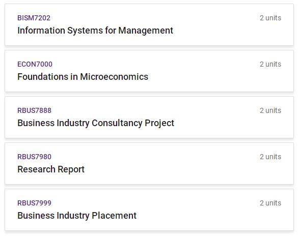 UQ Marketing研究生选课指导 UQ Marketing研究生选课指导