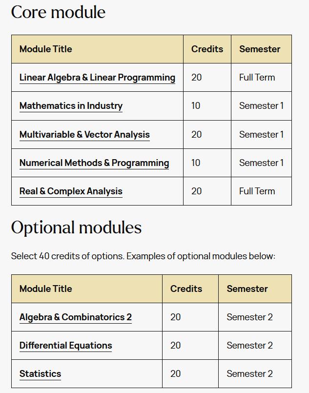 伯明翰大学数学专业辅导 伯明翰大学数学专业辅导